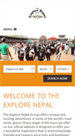 Mobile Screenshot of explorenepaltours.com